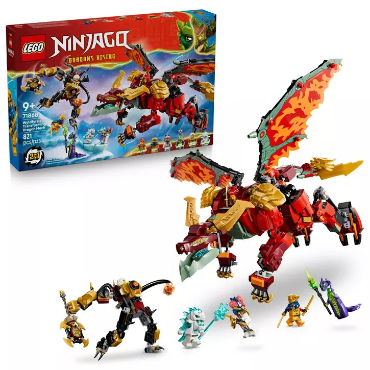 LEGO LEGO Ninjago 71868 Ninjago: Wyldfyre's Transforming Dragon Mech