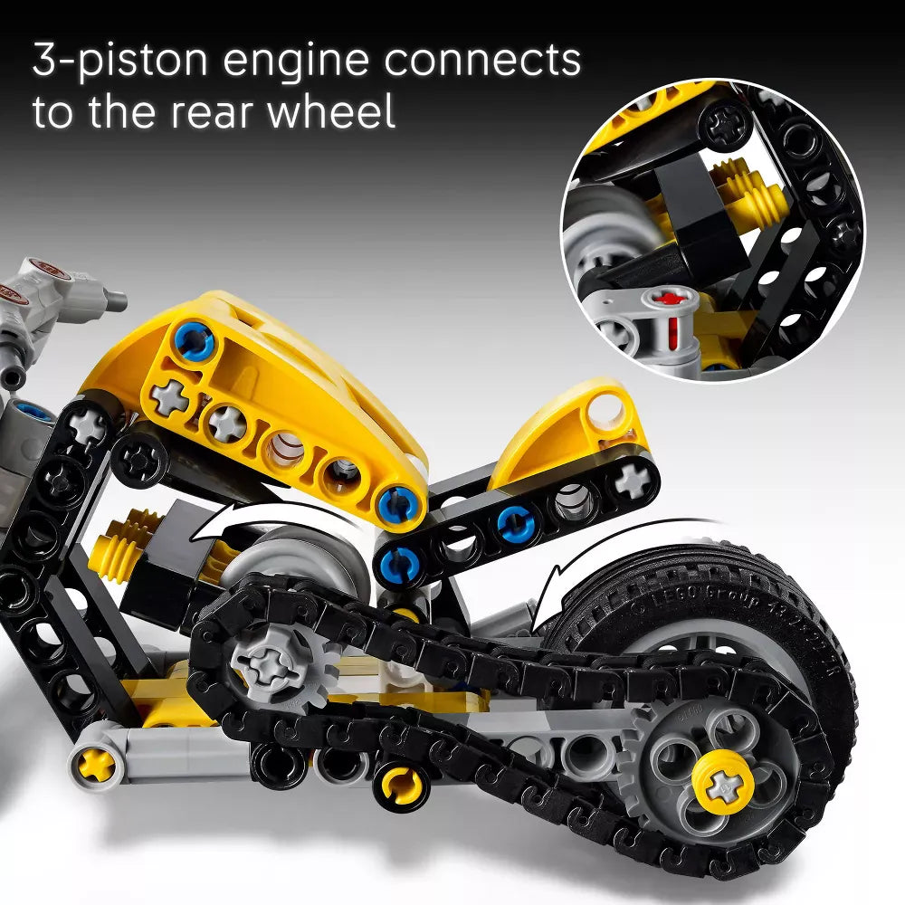 Lego LEGO Technic 42225 Technic: Yellow Motorcycle