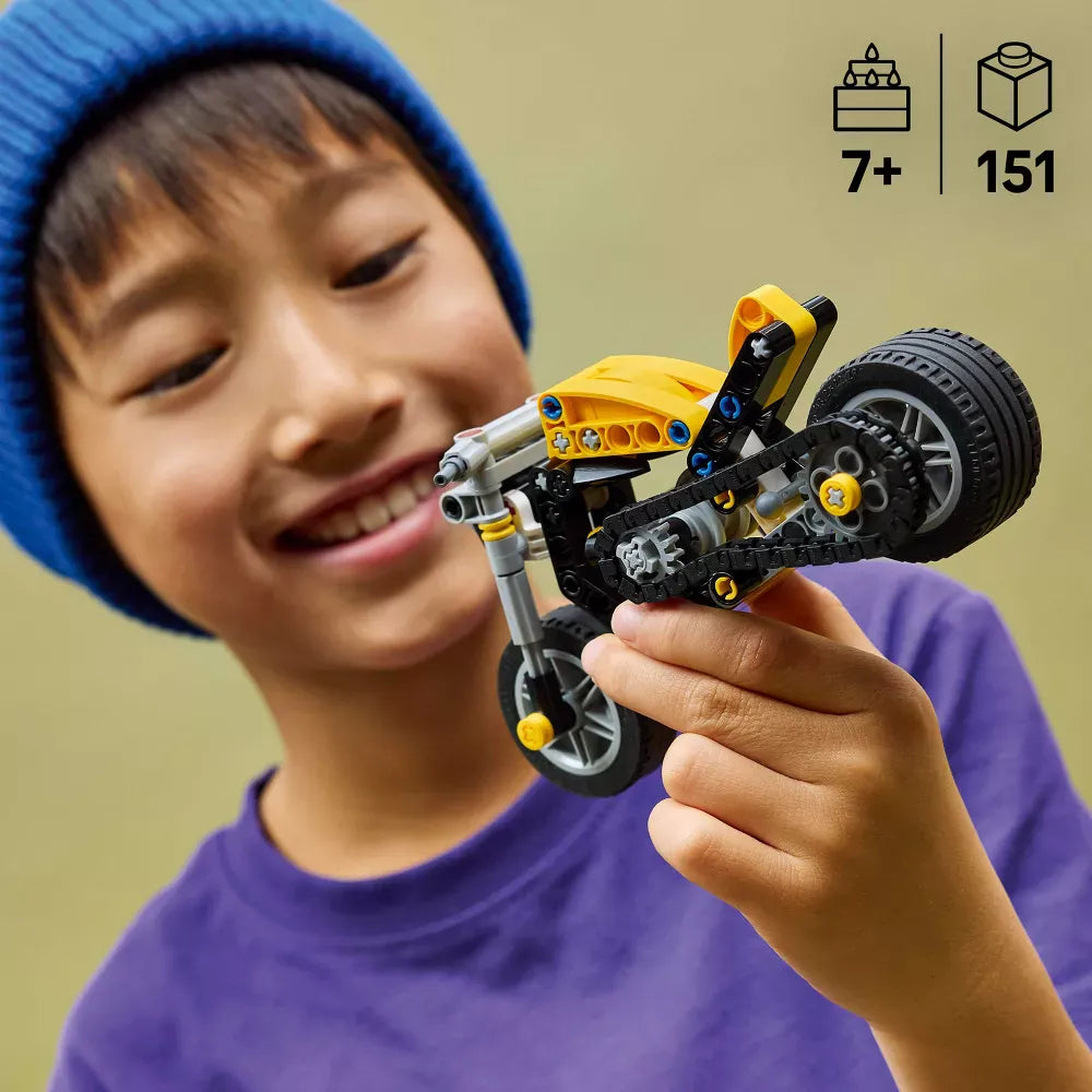 Lego LEGO Technic 42225 Technic: Yellow Motorcycle