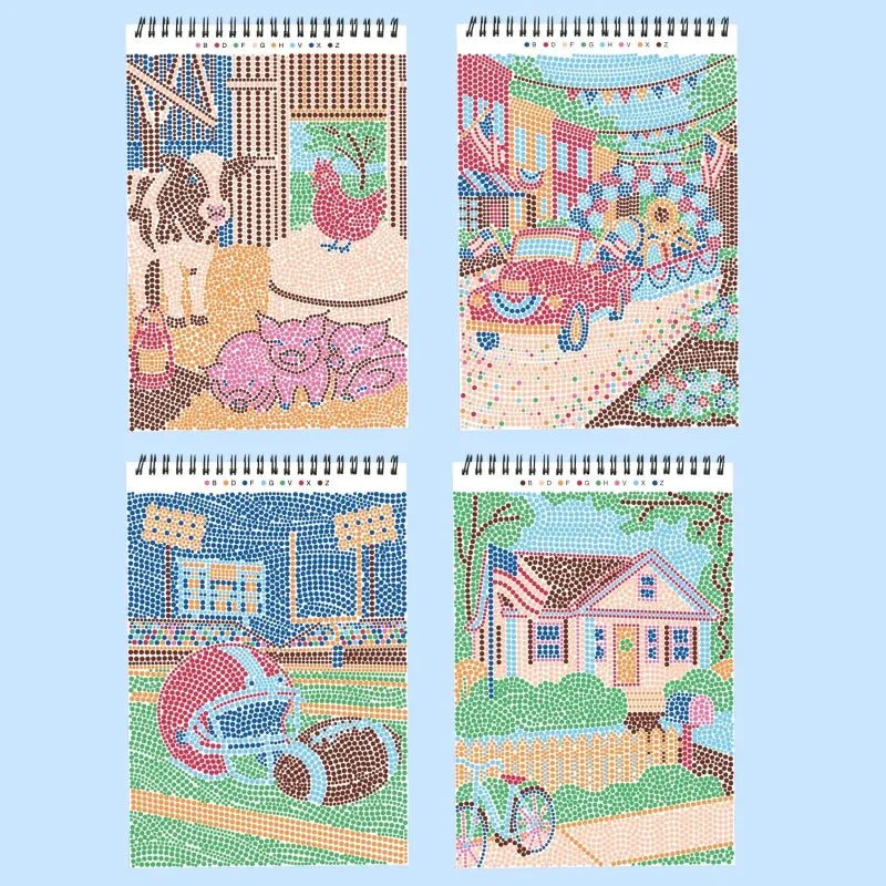 Lifelines Coloring & Painting Kits FlowArt: Dot-by-Letter - Americana 250th Anniversary