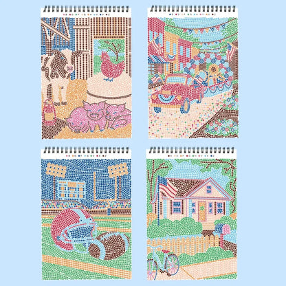 Lifelines Coloring & Painting Kits FlowArt: Dot-by-Letter - Americana 250th Anniversary