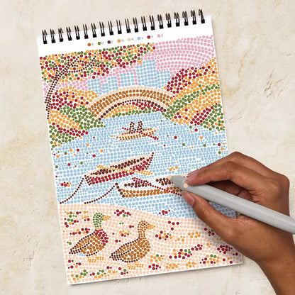 Lifelines Coloring & Painting Kits FlowArt: Dot-by-Letter - Strolling Through Fall