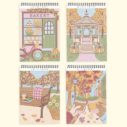 Lifelines Coloring & Painting Kits FlowArt: Dot-by-Letter - Strolling Through Fall