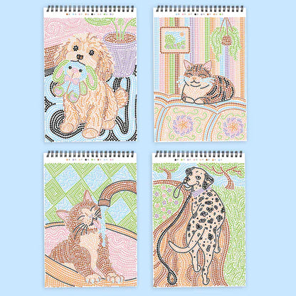 Lifelines Coloring & Painting Kits FlowArt: Dot-by-Letter - Wags & Whiskers