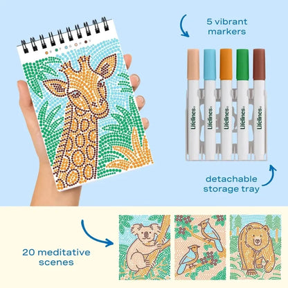 Lifelines Coloring & Painting Kits FlowArt Mini - Into the Wild