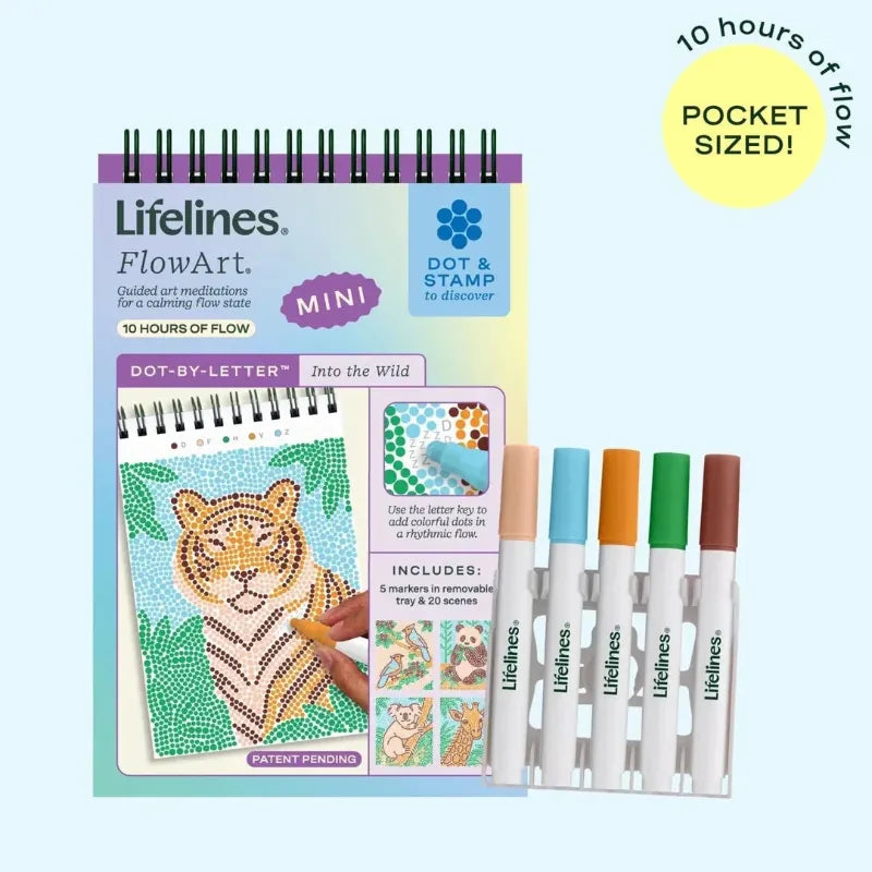 Lifelines Coloring & Painting Kits FlowArt Mini - Into the Wild