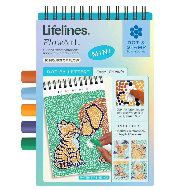Lifelines Coloring & Painting Kits FlowArt Mini Single Furry Friends