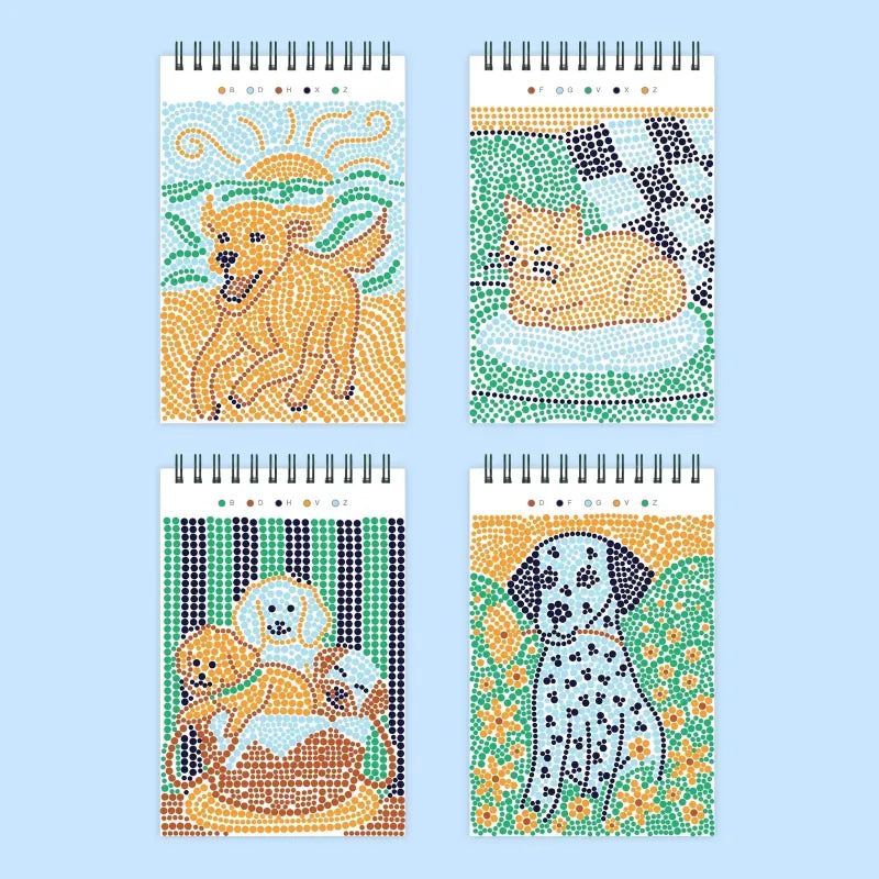 Lifelines Coloring & Painting Kits FlowArt Mini Single Furry Friends