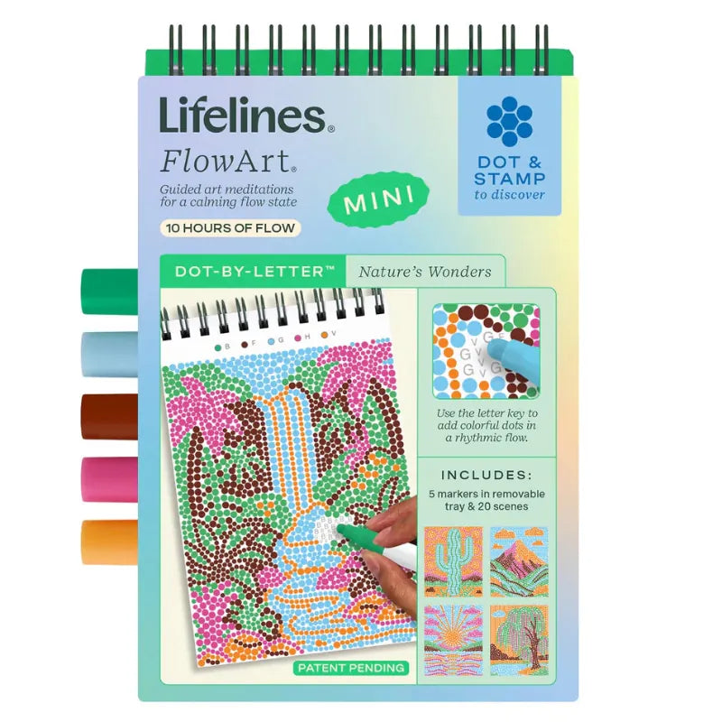 Lifelines Coloring & Painting Kits FlowArt Mini Single Nature's Wonders
