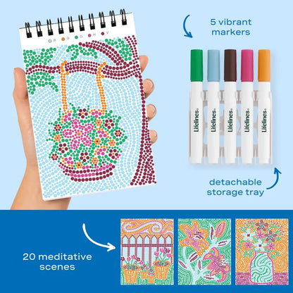 Lifelines Coloring & Painting Kits FlowArt Mini Single Pretty Petals