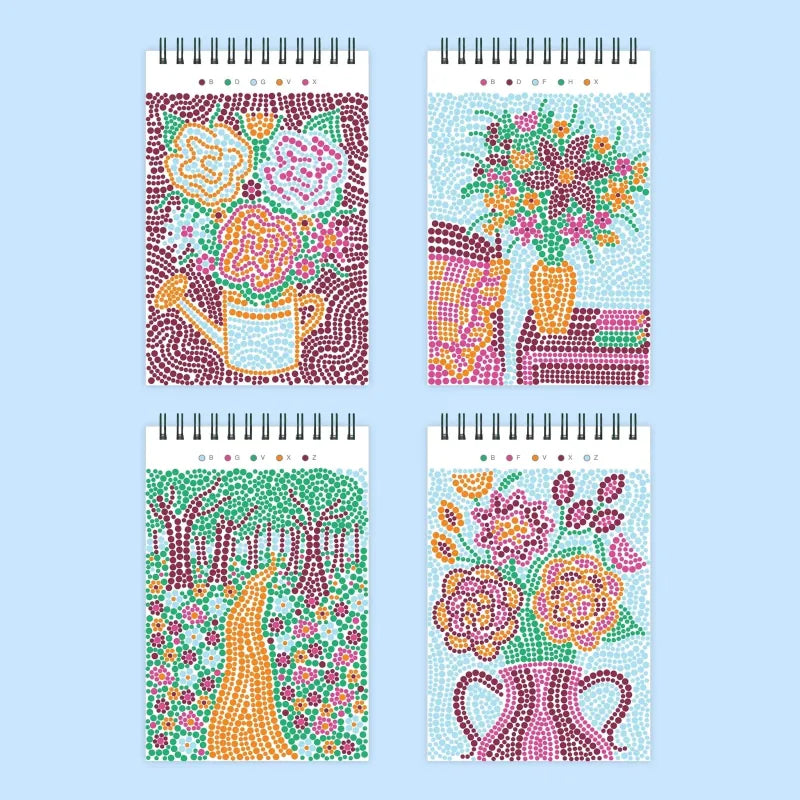 Lifelines Coloring & Painting Kits FlowArt Mini Single Pretty Petals
