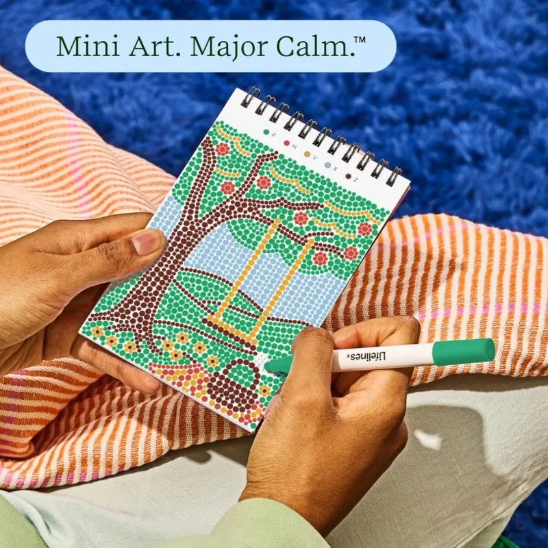 Lifelines Coloring & Painting Kits FlowArt Mini - Small Town Serentiy