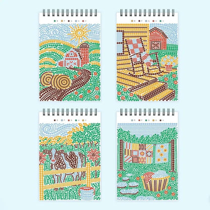 Lifelines Coloring & Painting Kits FlowArt Mini - Small Town Serentiy