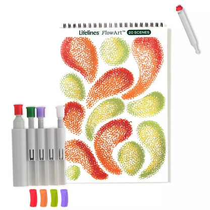 Lifelines Coloring & Painting Kits FlowArt Pogo Dot - Nature