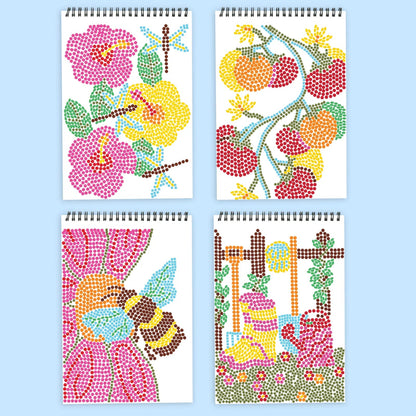 Lifelines Coloring & Painting Kits FlowArt: Stamp-by-Shape - Secret Garden