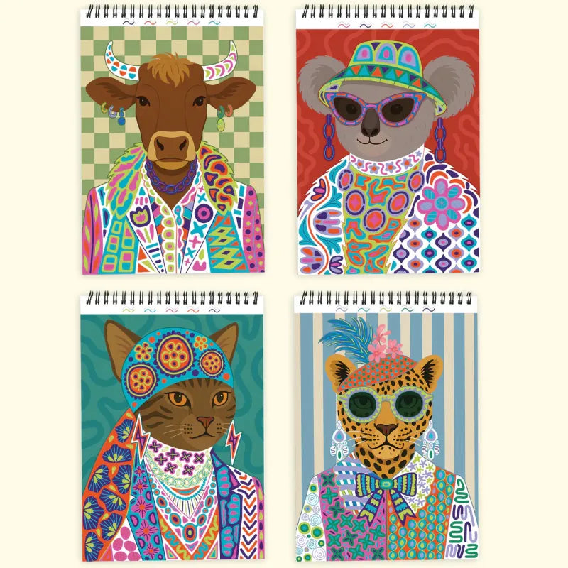 Lifelines Coloring & Painting Kits FlowArt: Trace-to-Doodle - Wild Style