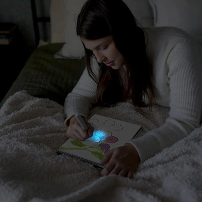 Lifelines Coloring & Painting Kits FlowArt UV Art - Flowers & Foliage