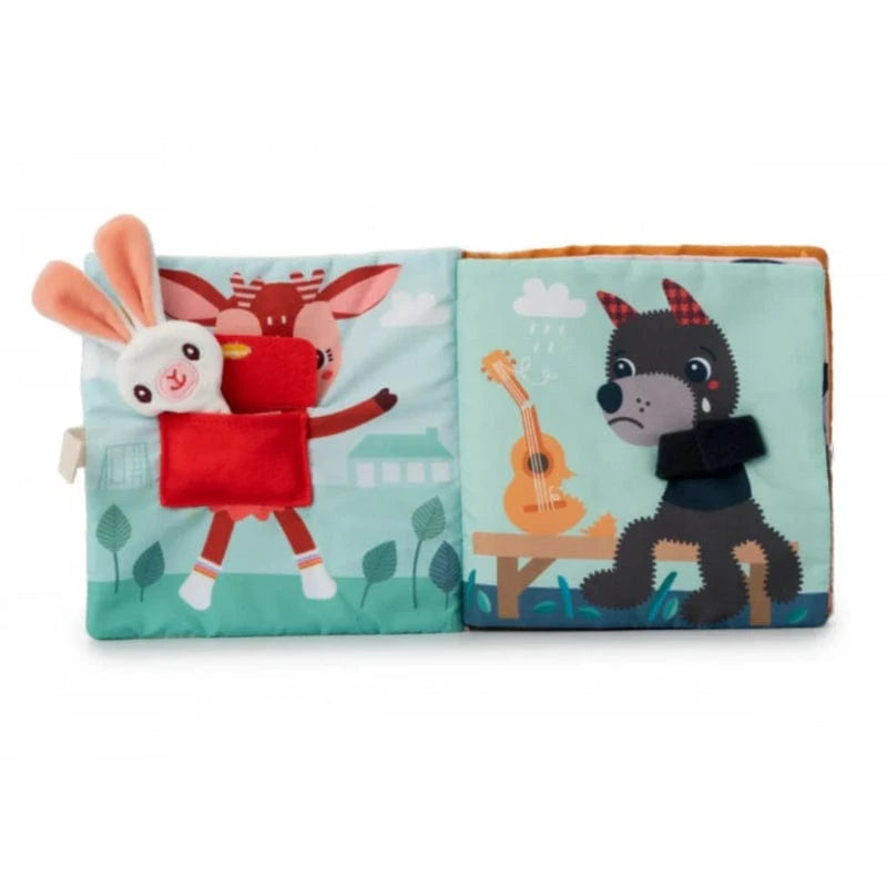 Lilliputiens Infant Sensory Toys HOLIDAY Joe & His Cuddle Activity Book