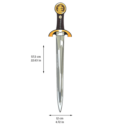 Liontouch Dress Up Accessories Default Noble Knight Sword (Red)