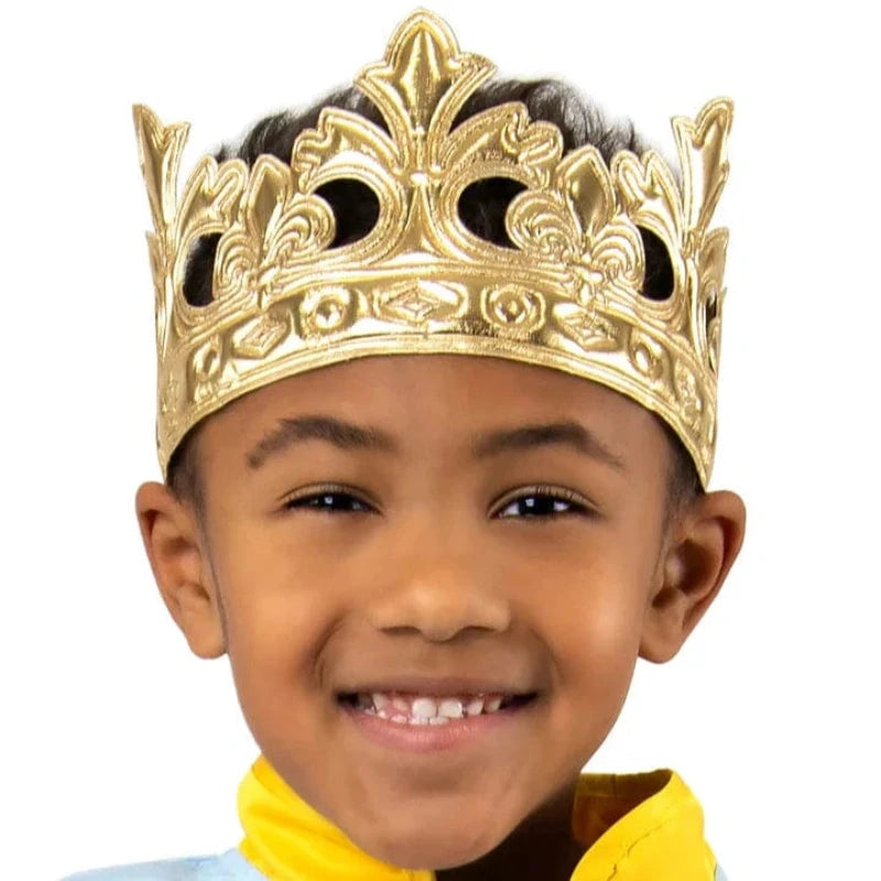 Little Adventures Dress Up Accessories Default Prince Soft Crown - Gold