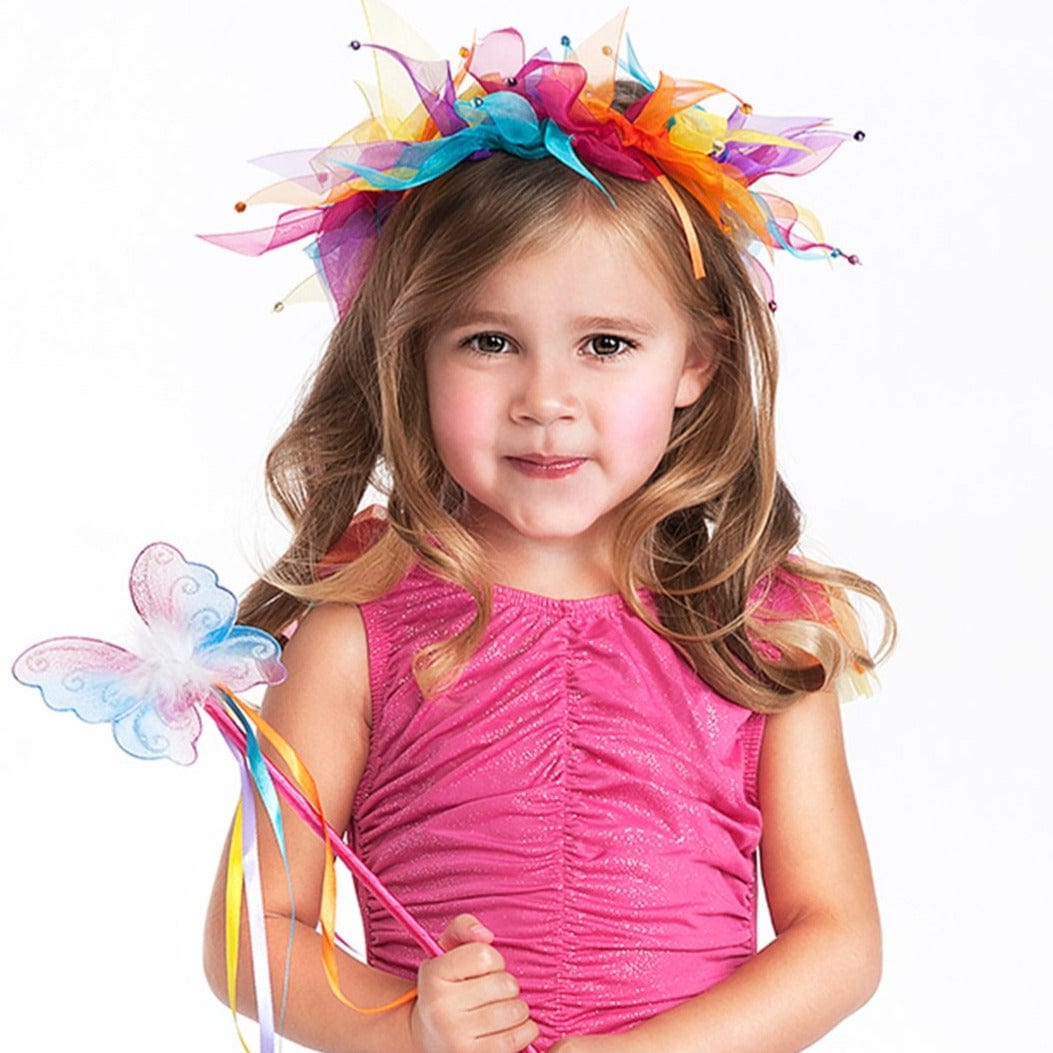 Little Adventures Dress Up Accessories Rainbow Fairy Halo & Wand