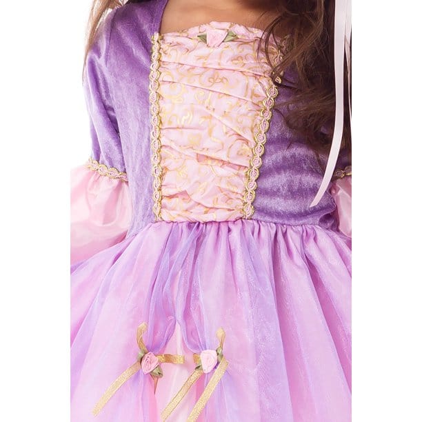 Little Adventures Dress Up Outfits Deluxe Rapunzel Dress - Size M (3-5 yrs)