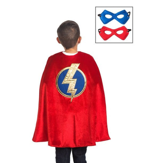 Little Adventures Dress Up Outfits Red Hero Cape & Mask Set