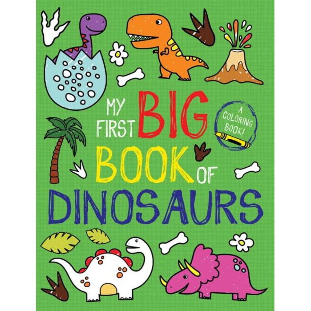 Little Bee Books Coloring & Painting Books My First Big Book of Dinosaurs Coloring Book