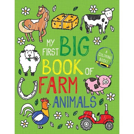 Little Bee Books Coloring & Painting Books My First Big Book Of Farm Animals