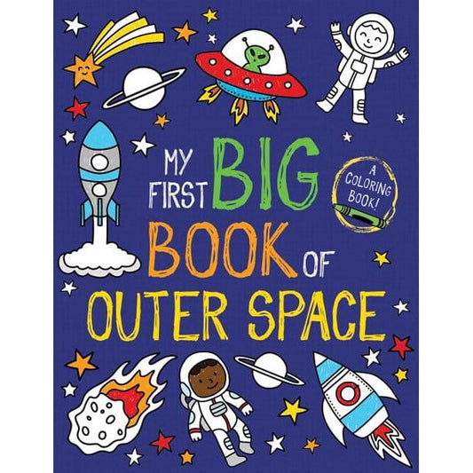 Little Bee Books Coloring & Painting Books My First Big Book of Outer Space Coloring Book