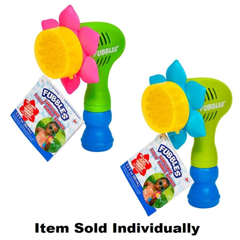 Little Kids Bubbles Default Fubbles Sunflower Dipping' Bubble Blower (Assorted Colors)