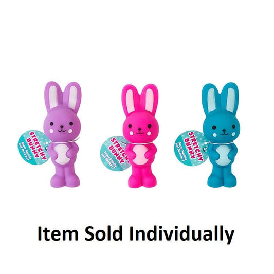 Little Kids Fidget Toys Easter Stretchy Bunny (Assorted Colors)