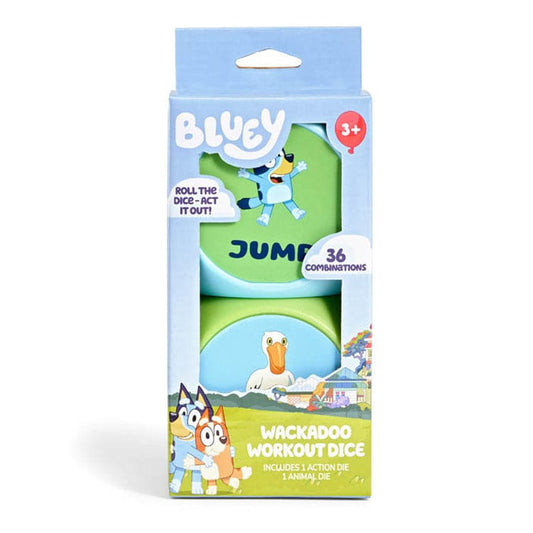 Little Kids Physical Play Bluey Wackadoo Workout Dice