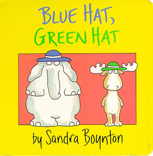 Little Simon Board Books Blue Hat, Green Hat Board Book