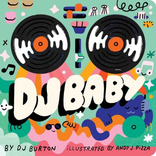 Little Simon Board Books Default DJ Baby: A Touch-and-Feel Book