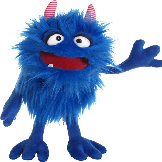 Living Puppets Hand Puppets Default Mack Blue Monster Puppet
