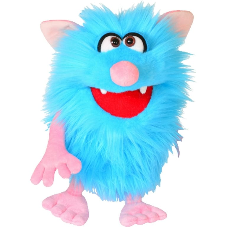 Spike Puppet Spike Sky Blue Monster Puppet – Timeless Toys Chicago