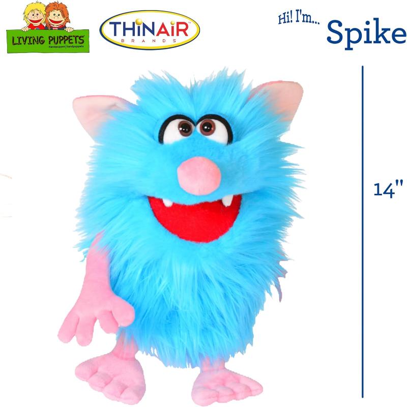 Living Puppets Hand Puppets Default Spike Sky Blue Monster Puppet