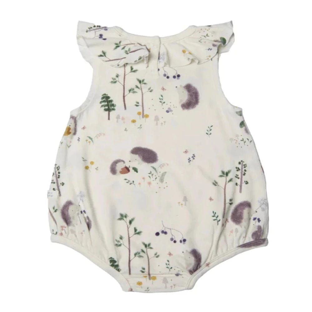 Loulou Lollipop Infant Clothing Ruffle Bubble Suit - Hedgehogs
