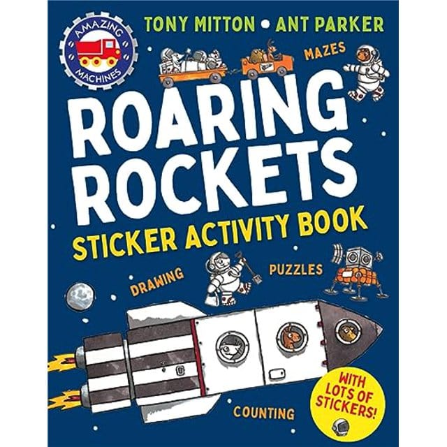 Macmillan Publishing Activity Books Default Amazing Machines: Roaring Rockets Sticker Activity Book