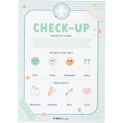 Magic Playbook Pretend Play Default Check-Up Notepad