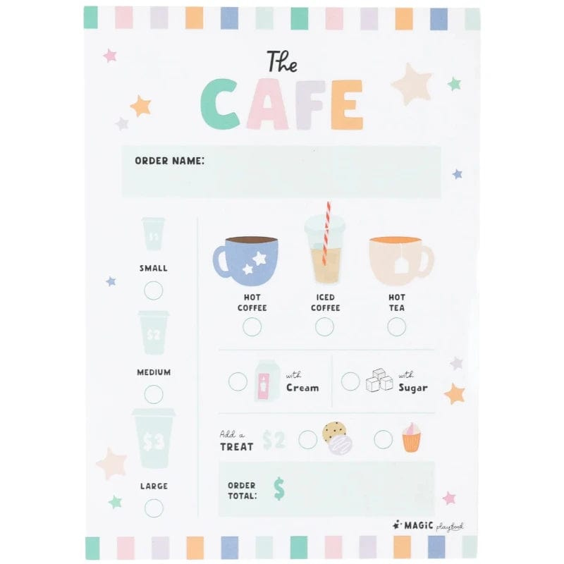 Notepad Cafe Cafe Pretend Play Notepad – Timeless Toys Chicago