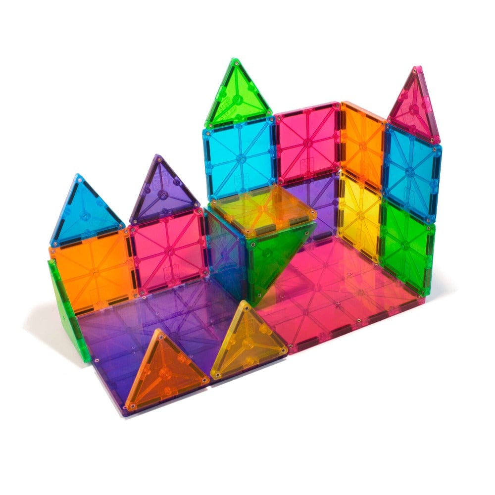 Magna-Tiles Construction Magna-Tiles: Clear Colors 32 Piece Set
