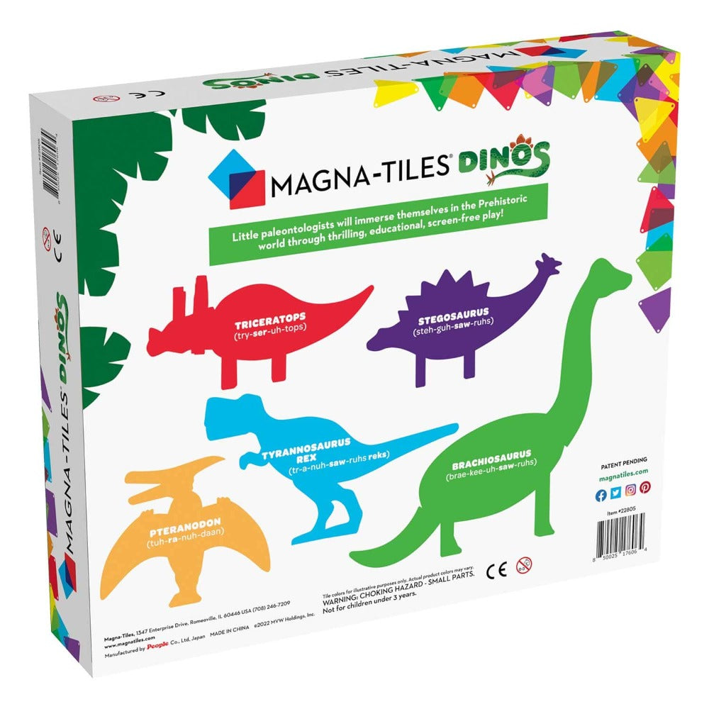 Magna-Tiles Construction Magna-Tiles: Dinos 5 pc Set