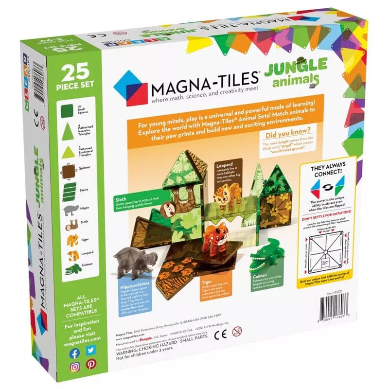 Magna-Tiles Construction Magna-Tiles: Jungle Animals