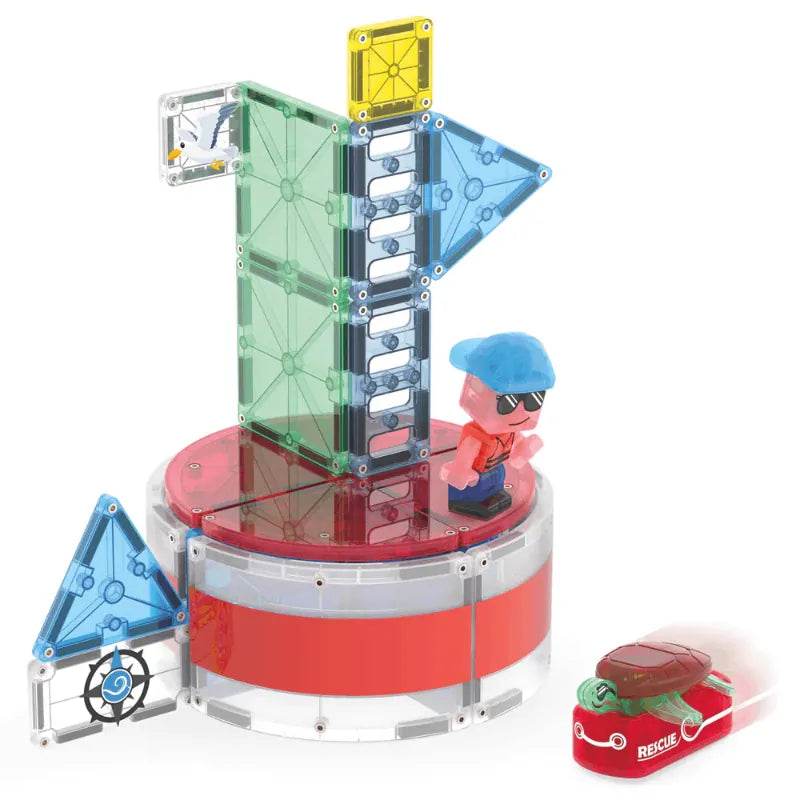 Magna-Tiles Magnetic Building Sets Magna-Tiles: Lighthouse Rescue
