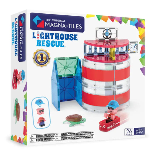 Magna-Tiles Magnetic Building Sets Magna-Tiles: Lighthouse Rescue