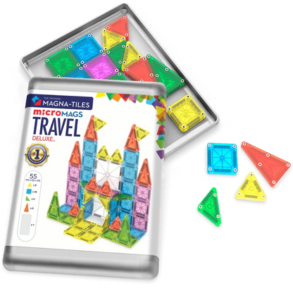 Magna-Tiles Magnetic Building Sets Magna-Tiles: Micro Mags Travel Set Deluxe