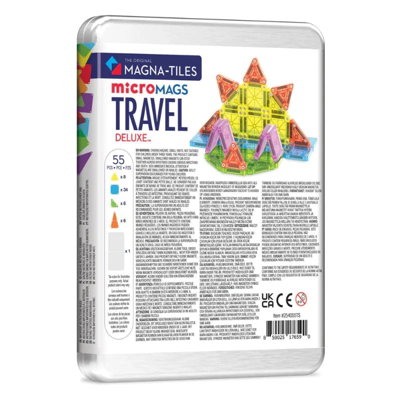 Magna-Tiles Magnetic Building Sets Magna-Tiles: Micro Mags Travel Set Deluxe