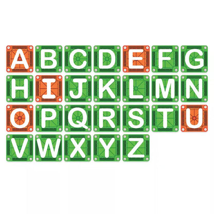 Magna-Tiles Magnetic Building Sets Magna-Tiles: microMAGS Learn Letters